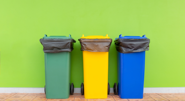 HDPE trash cans